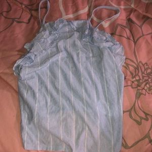 blue and white tank!!